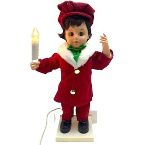 Vintage Telco‎ Motion-Ette Christmas Doll Animated Life-Like Illuminated Holiday